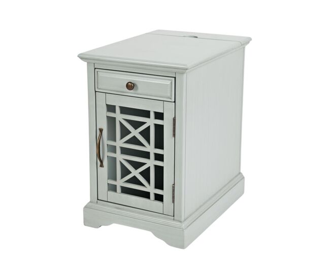 Mesilla de noche avola 41x56x64 gris