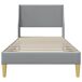 Estructura de cama simple para adultos 104x202 Estructura de cama simple para adultos 104x202 Azul