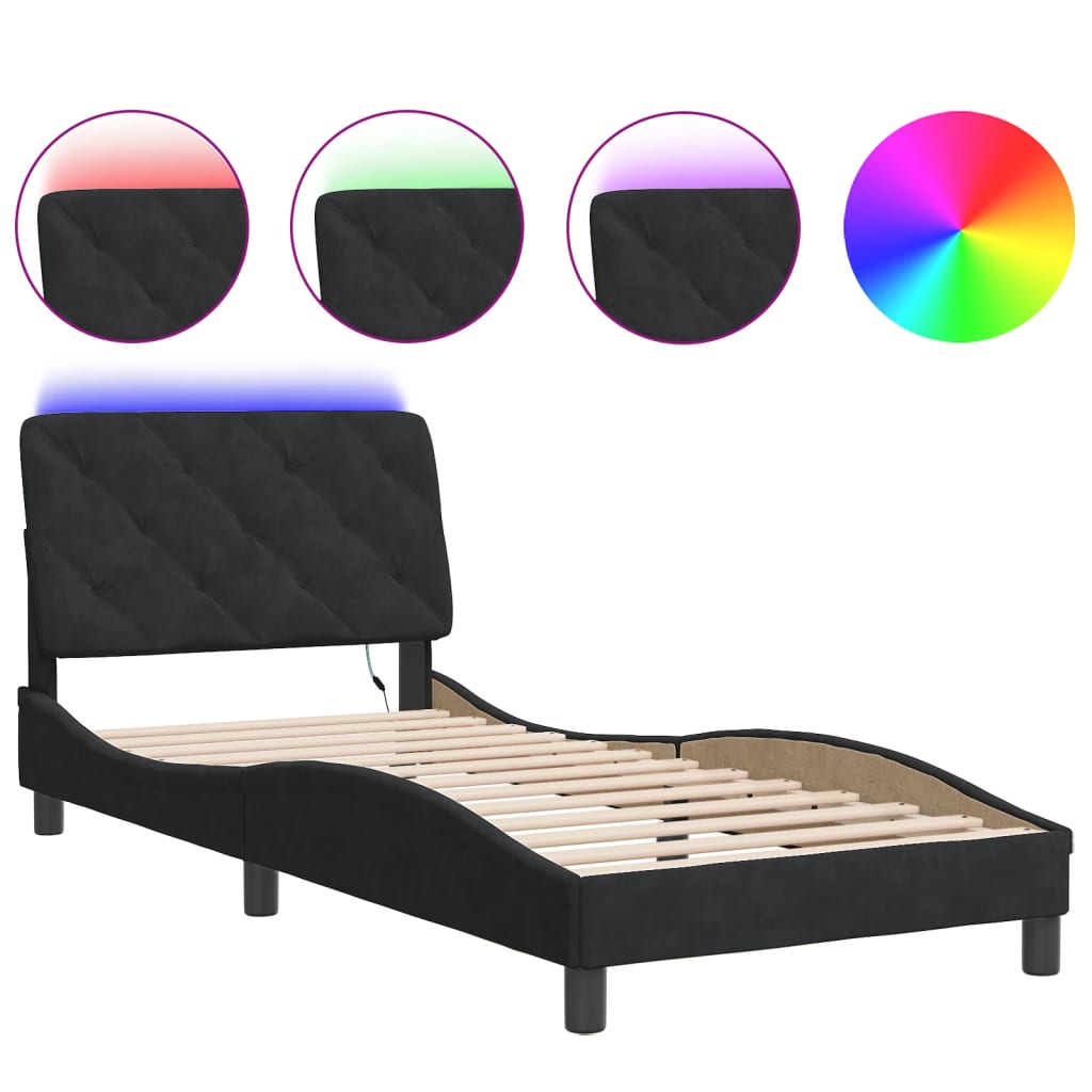 Estructura de cama individual para adultos 95x208