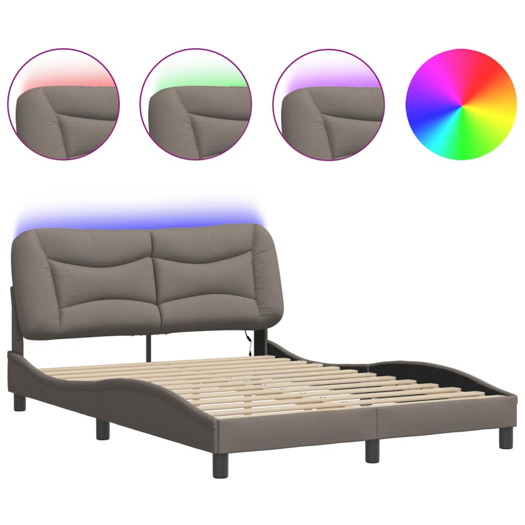 Estructura De Cama Doble Matrimonial 145x208 Topo