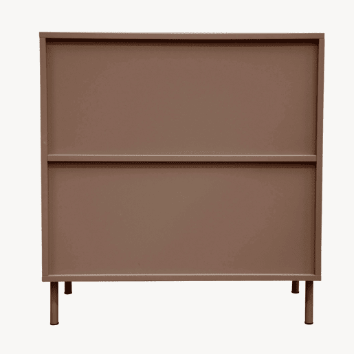 Aparador Holea com 2 portas MDF 75x70x34cm - Moca Mousse en.casa