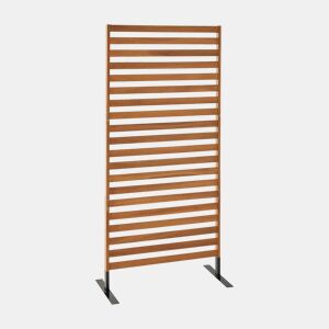 Biombo dobrável de madeira para exterior, 80 cm, interiorexterior, Parada 80cm, Madeira, 80x40x170 cm