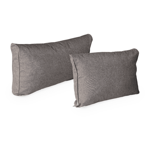 Capas de almofada para mobiliário de jardim, Tripoli, Cizento manchado, 140x70x12 cm