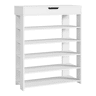 Sapateira Boppeelo com gaveta 94x75x30 cm Branco en.casa