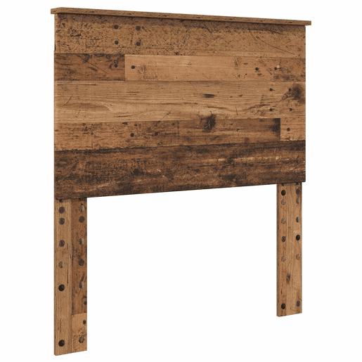 Estrutura de cama de solteiro para adultos com cabeceira Madeira antiga 90 x 200 cm