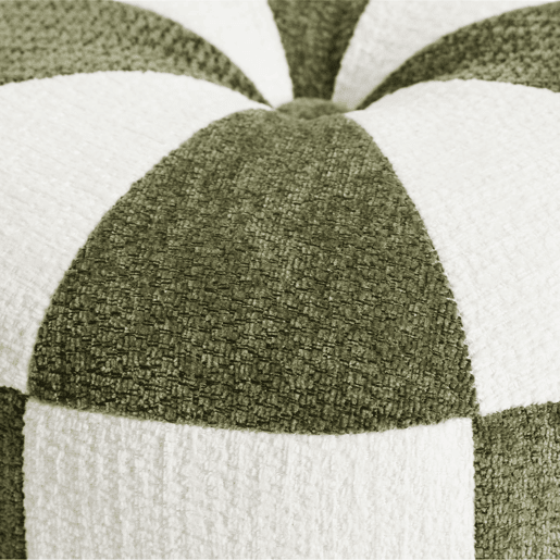 Pufe infantil tecido chenille Verde - 30x30x30 cm