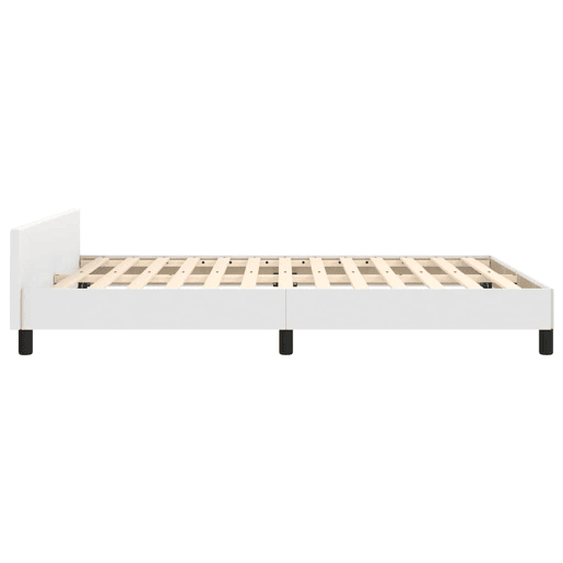 Estrutura De Cama Dupla para adultos c cabeceira - 140x200 cm branco