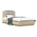 Estructura de cama individual para adultos 93x204 Estructura de cama individual para adultos 93x204 Blanco