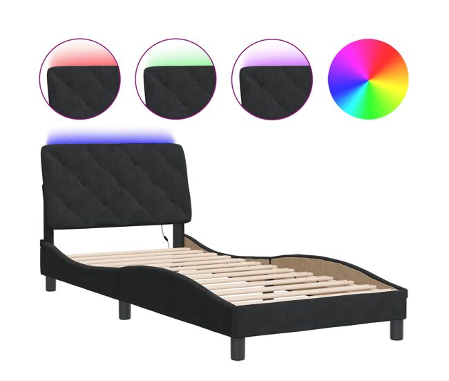 Estructura de cama individual para adultos 95x218