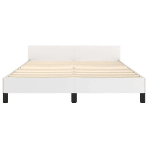 Estrutura De Cama Dupla para adultos c cabeceira - 140x190 cm branco
