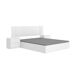 Composición de dormitorio Pack Len cabecero con mesitas de noche Composición de dormitorio Pack Len cabecero con mesitas de noche Blanco