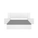 Composición de dormitorio Pack Len cabecero con mesitas de noche Composición de dormitorio Pack Len cabecero con mesitas de noche Blanco