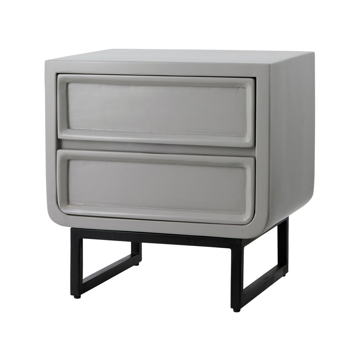 Mesilla de noche ledro 45x35x46 gris