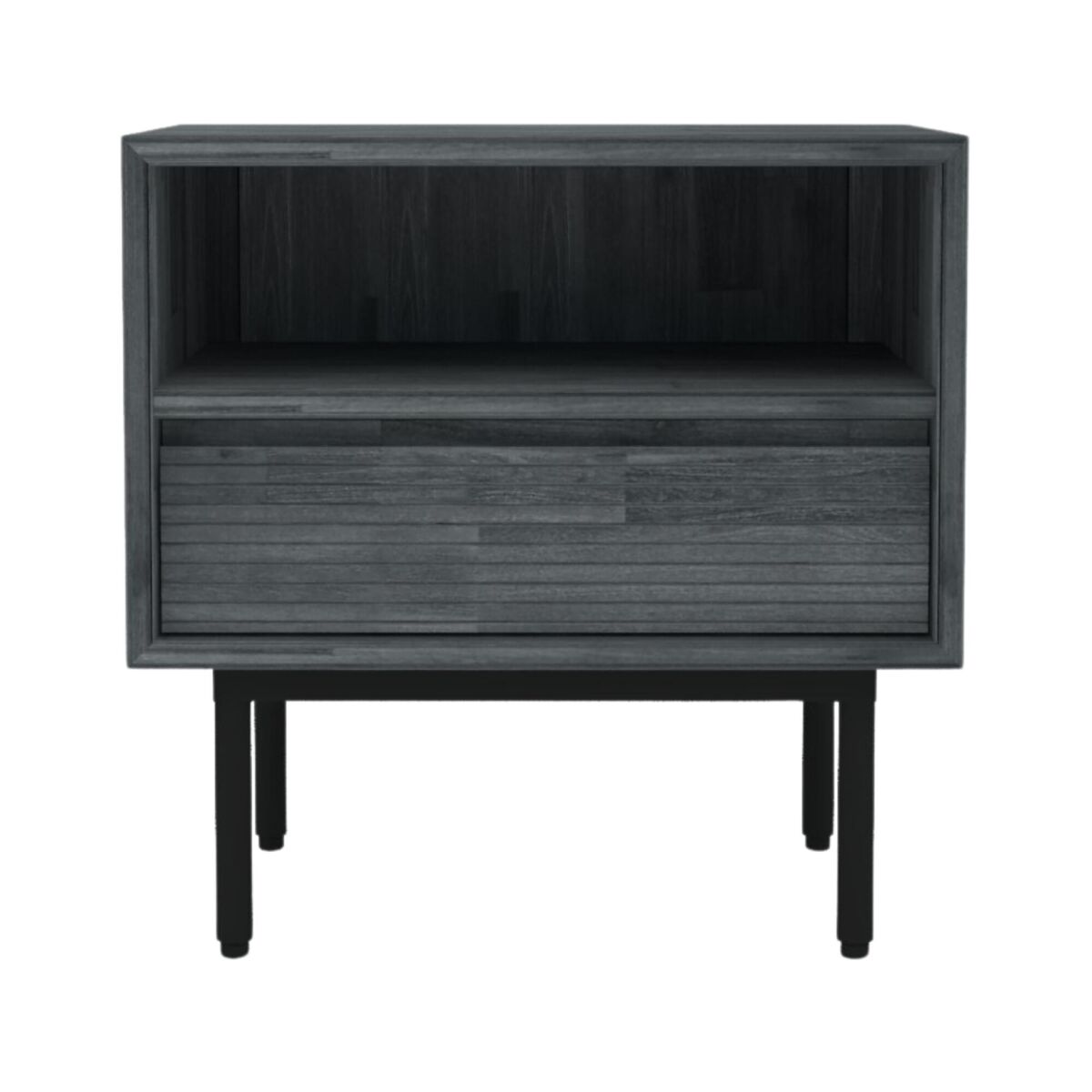 Mesilla de noche capella 55x40x55 gris