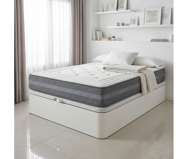 Colchón viscoelástico deluxe 4d bezen | 26 cm | firmeza altacolchón 90x180| tejidos alta calidad certificados sanitized y oeko-tex