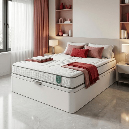 Colchão ergonómico Memory Visco 21 cm - Espuma de alta resiliência : Bellagio Deluxe Total Comfort