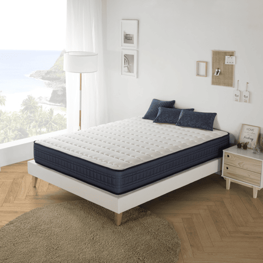 Colchão Viscoelástico Imperial 90 x 200 x 25 cm, 1 cm de Viscoelástico 65 kgm3