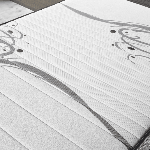 Colchão viscoelástico Boston 135x190 cm, 22 cm de altura, 1,5 cm de viscoelástico de 65 Kgm³.