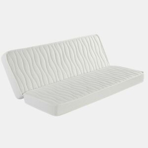 Colchão Clic clac 140x200 cm para sofá-cama, 13 cm de altura, tecido elástico com rebordo de segurança