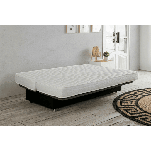Colchão Clic clac 130x190 cm para sofá-cama, 13 cm de altura, tecido elástico com rebordo de segurança