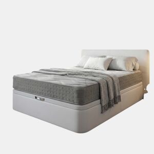 Colchão de molas ensacadas ViscoGel-Grafeno Plus | 25 cm| conforto e reforço lombar| Sanitized® Certified