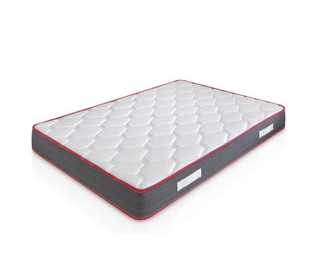Colchón viscoelástico ergo-therapy 135x190 cm, 18 cm de altura, 2 cm de viscoelástica de 65 kg/m³