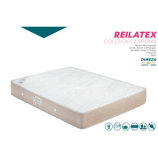 COLCHÃO VISCOELÁSTICO TOPLATEX ENROLÁVEL 80x183