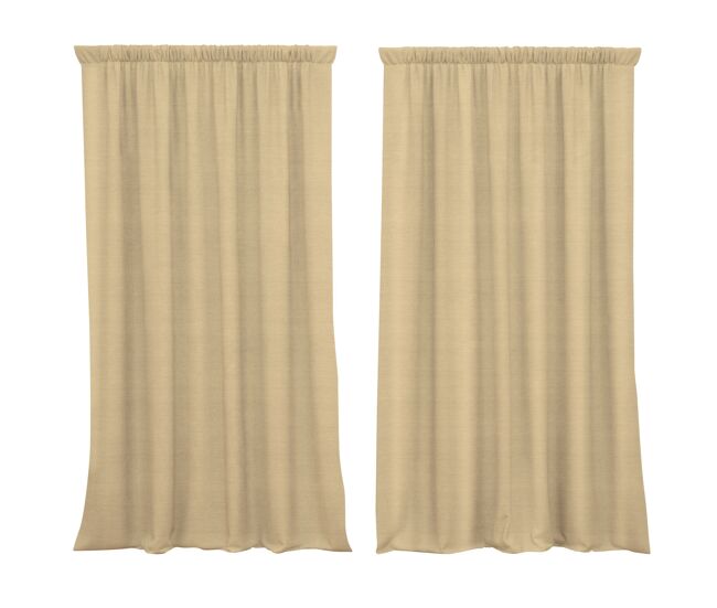 Cortina lotus cúrcuma lotus - amarillo - 140x260