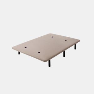 Base Estofada 3D de Luxo 90X190 Tecido Respirável e Antiderrapante
