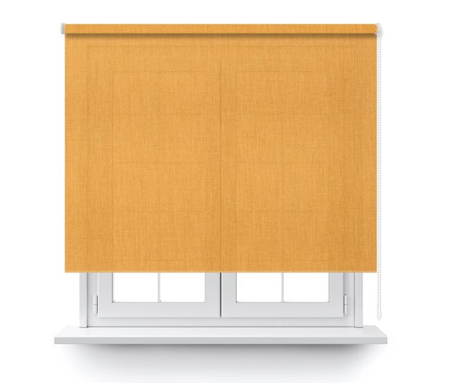 Estor enrollable miami en color ocre