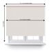 Estor Enrollable Screen Basic 5% En Color Blanco Estor Enrollable Screen Basic 5% En Color Blanco