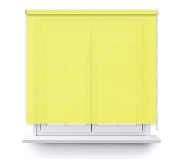 Estor enrollable miami en color amarillo