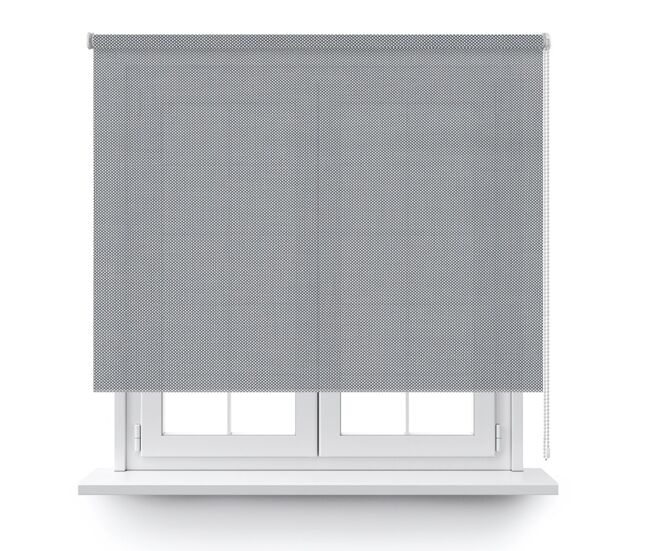 Estor enrollable screen basic 5% en color blanco perla