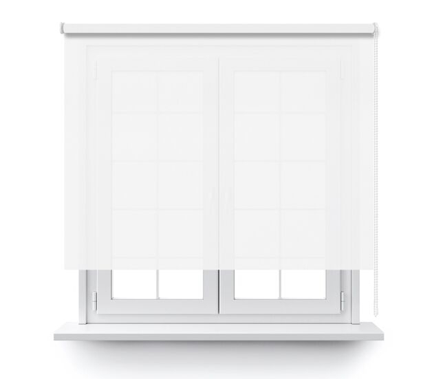 Estor enrollable miami en color blanco