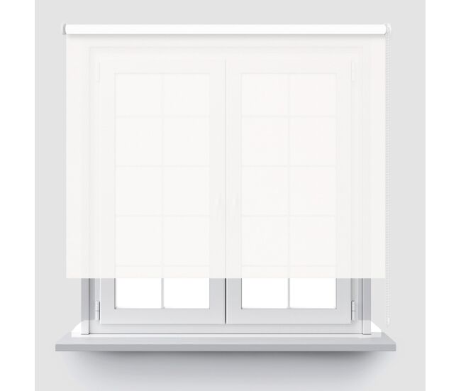 Estor enrollable screen basic 5% en color blanco