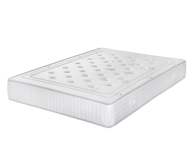 Colchão natural dreams com várias camadas, sem pressão nas 11 zonas de sono graças ao seu núcleo de molas ensacadas encapsuladas e à mousse