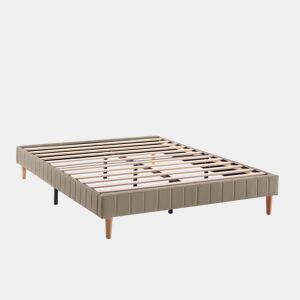 Base estofada Eris 140x200 cm bege
