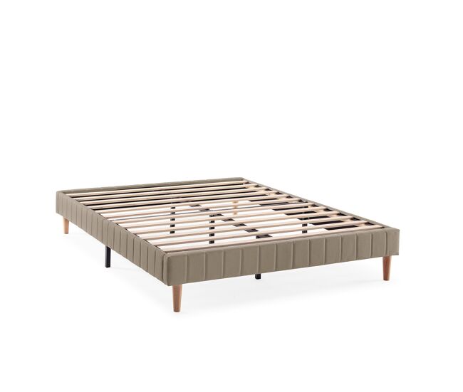 Base tapizada eris 90x190 cm color beige