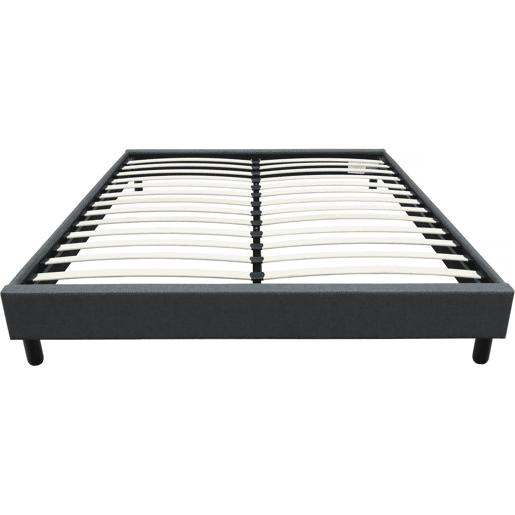 Estrado de cama Andy - 160 x 200 cm - Cinza antracite -