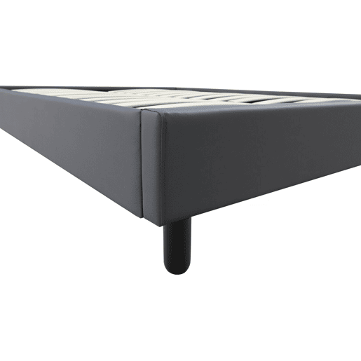Estrado Andy - 160 x 200 cm - PVC - Cinza antracite