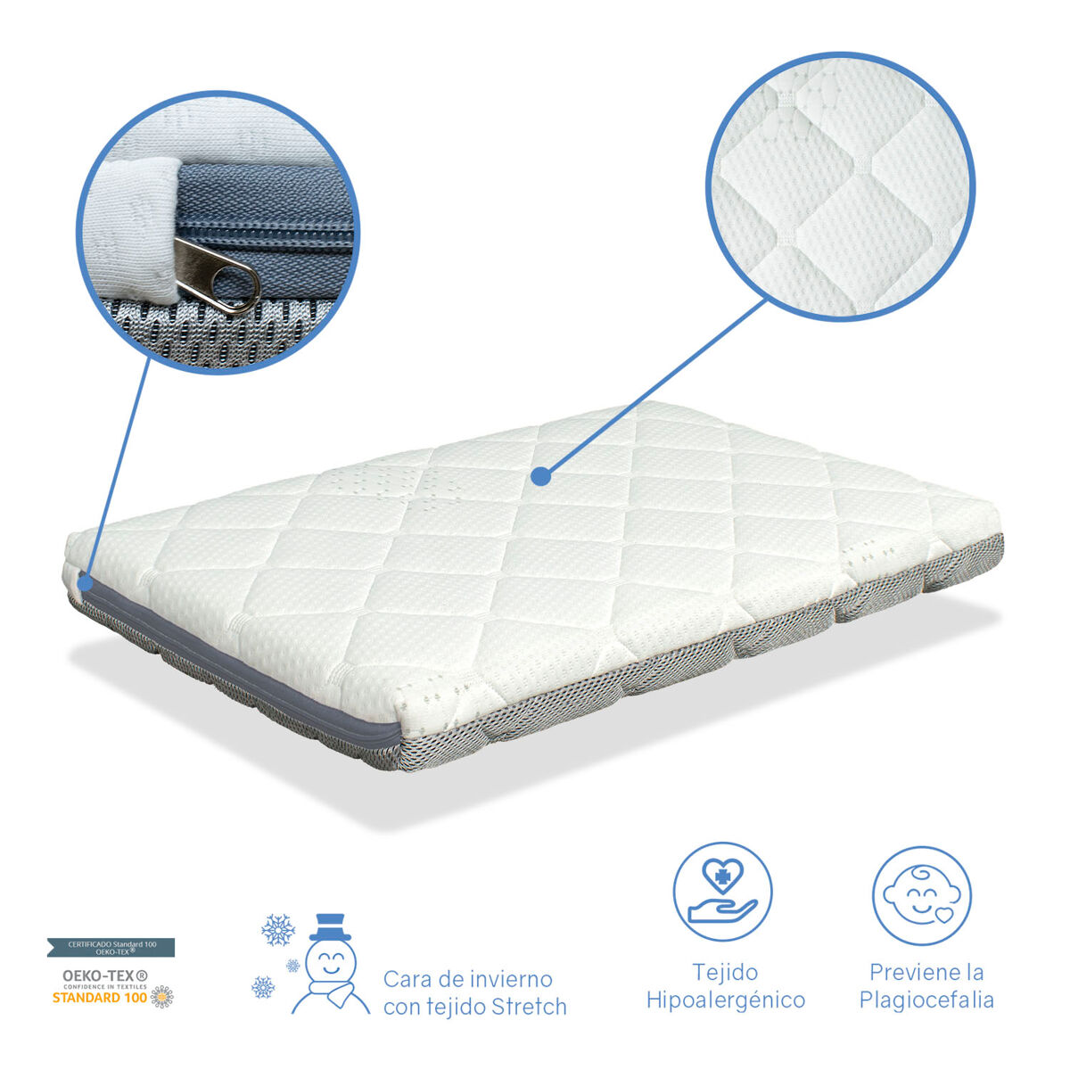 Colchón bebe MINI CUNA - MINI BABY AIR