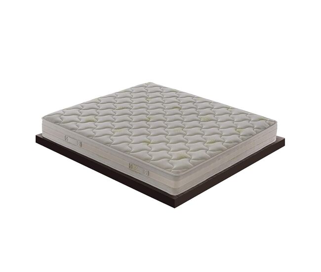 Colchón 140x200 viscoelástico - 25 cm alto - 5 cm viscoelástico - revestimiento refrescante de gel de aloe - ortopédico