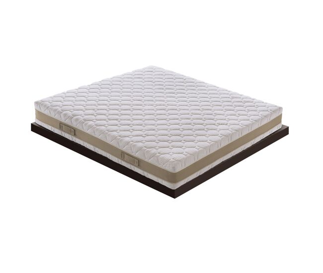 Colchón 140x190 viscoelástico, 3 capas, funda extraíble, 5 cm de viscoelástico, 7 zonas de confort