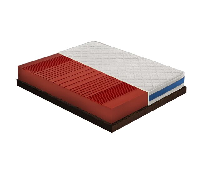 Colchón 120x190 de espuma hr - alta densidad - ortopédico - rigidez h1