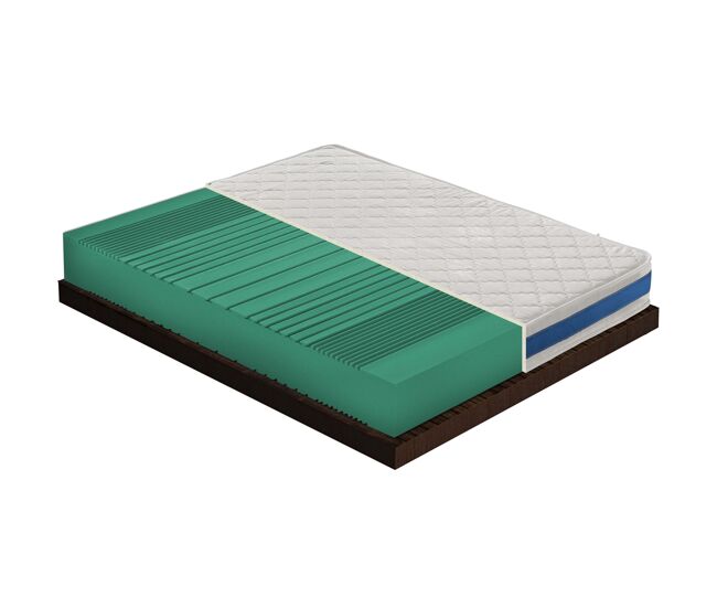 Colchón 120x200 de espuma hr - alta densidad - ortopédico - rigidez h2