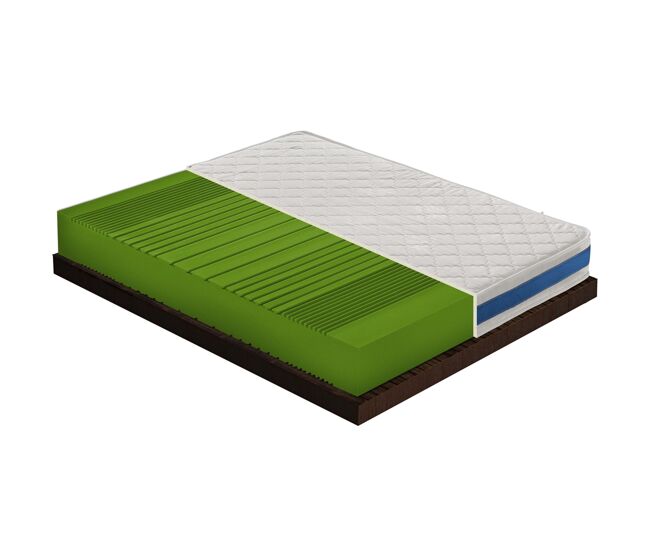 Colchón 90x200 de espuma hr - alta densidad - ortopédico - rigidez h3