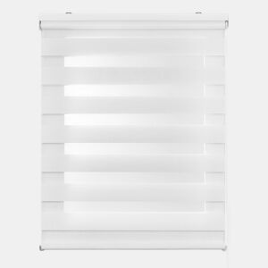 Estores Noite e Dia, estore de rolo duplo tecido Branco 180 x 180 cm