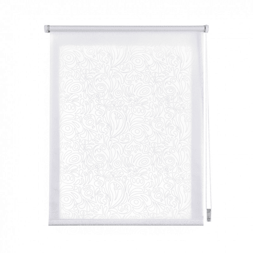 Estores impressos, estore de rolo com desenhos Translúcidos de Branco caxemira 75 x 180 cm