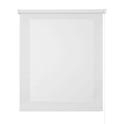 Estores Screen Blackout e isolamento térmico estore de rolo com tecido técnico Branco 120 x 180 cm