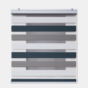 Estores Noite e Dia Premium, estore de rolo com acabamento em alumínio Premium Tricolor 100 x 250 cm